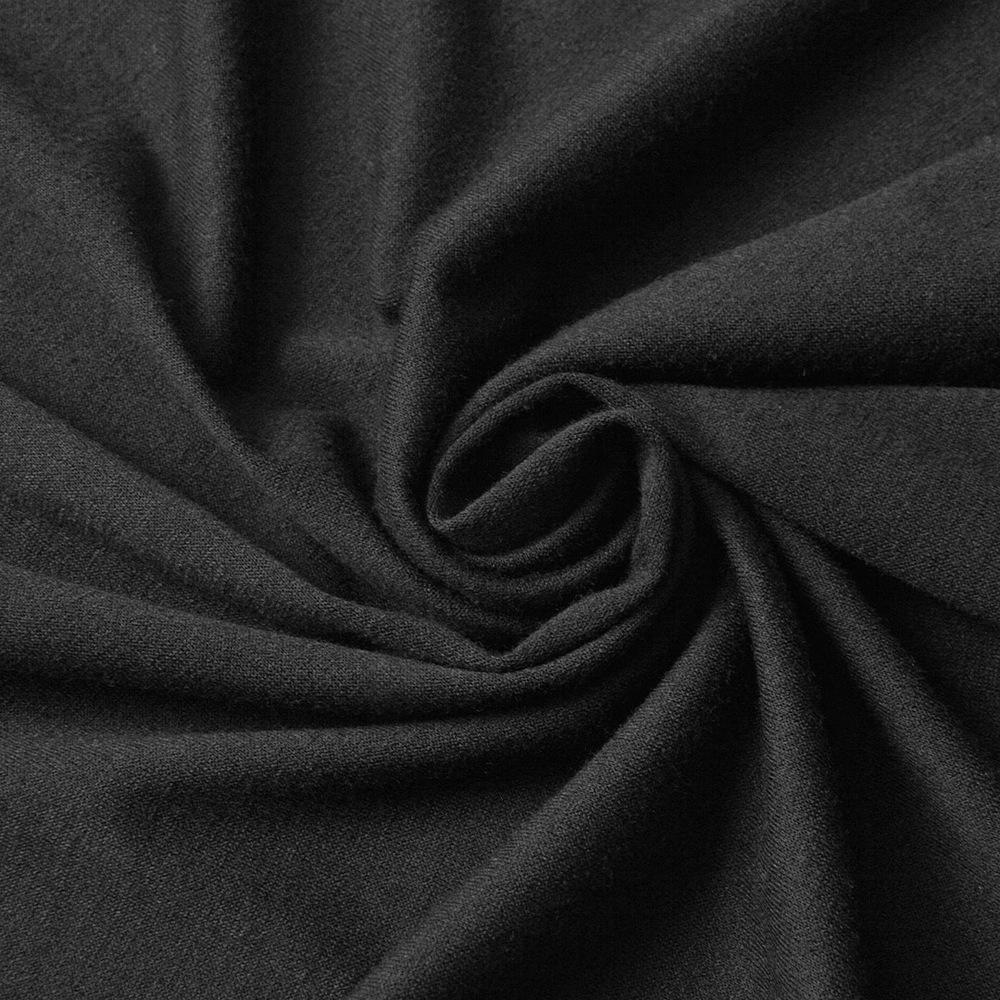 Ткань трикотаж Мустанг V-1 Черный (12921)