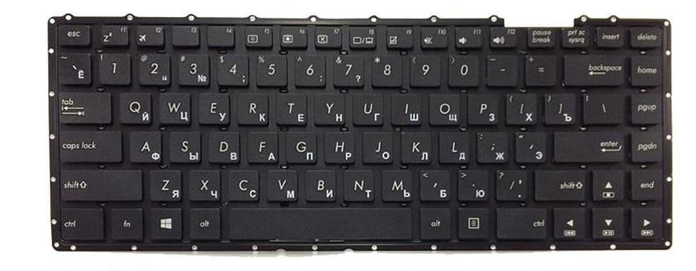Клавиатура для ноутбука Asus DX882 DX882LN матовая (0KNB0-4135RU00)