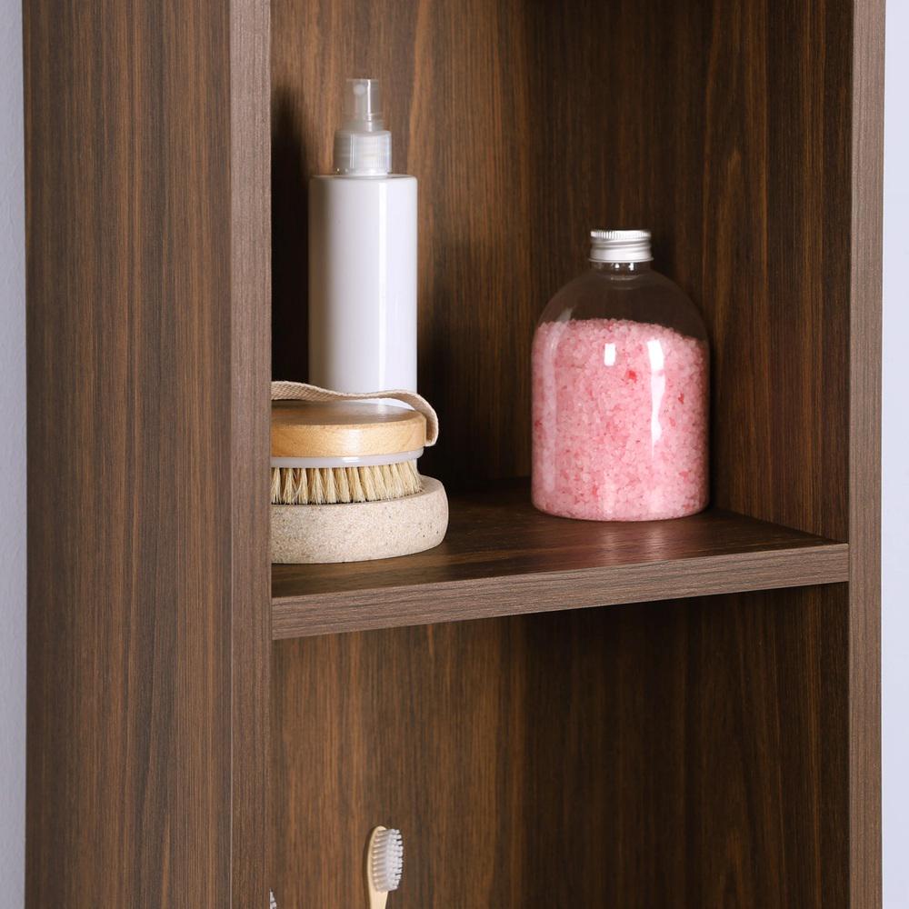 Пенал-стеллаж подвесной MVK Vostok Lite 40 В1 400х250х1200 мм Дуб Бурбон 8093br) - фото 4 Пенал-стеллаж подвесной MVK Vostok Lite 40 В1 400х250х1200 мм Дуб Бурбон 8093br) - фото 4