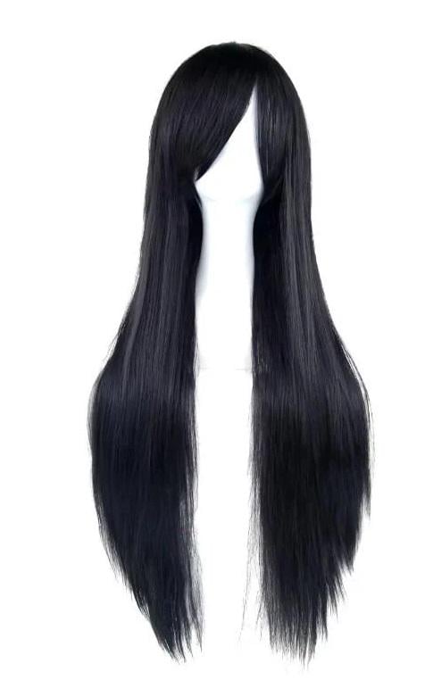 Парик прямые волосы Черный Парик прямые волосы Черный