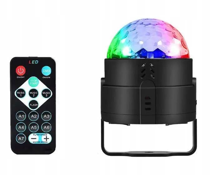 Проектор светодиодный диско-шар Led Party Light DMX-512 с пультом управления