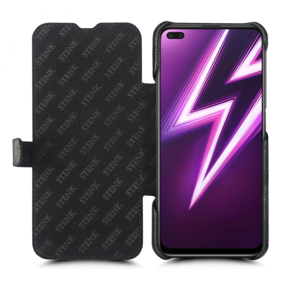 Чехол книжка Stenk Premium для Realme 6 Pro Черный (65837)