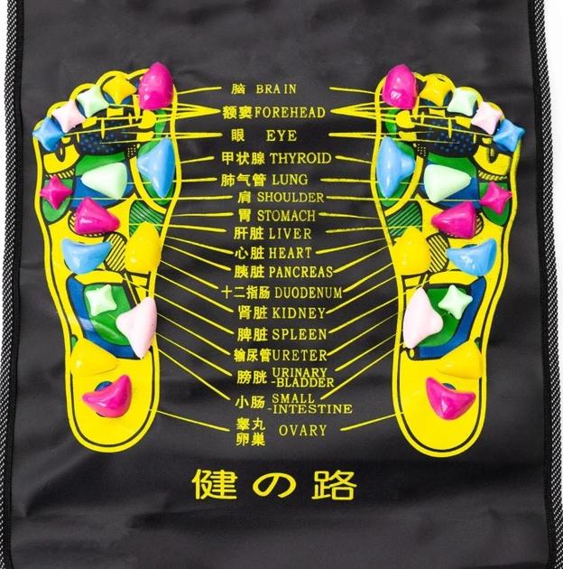 Масажний ортопедичний килимок-доріжка c камінчиками для ніг від плоскостопості у дітей EasyFit 175 см - фото 6 Масажний ортопедичний килимок-доріжка c камінчиками для ніг від плоскостопості у дітей EasyFit 175 см - фото 6