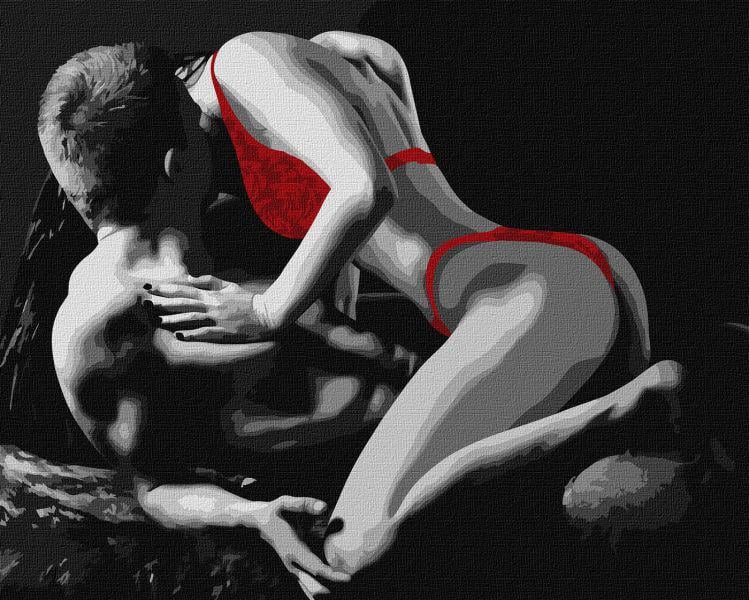 Картина по номерам Ideyka Красное искушение 40x50 см (Id-KHO8519)