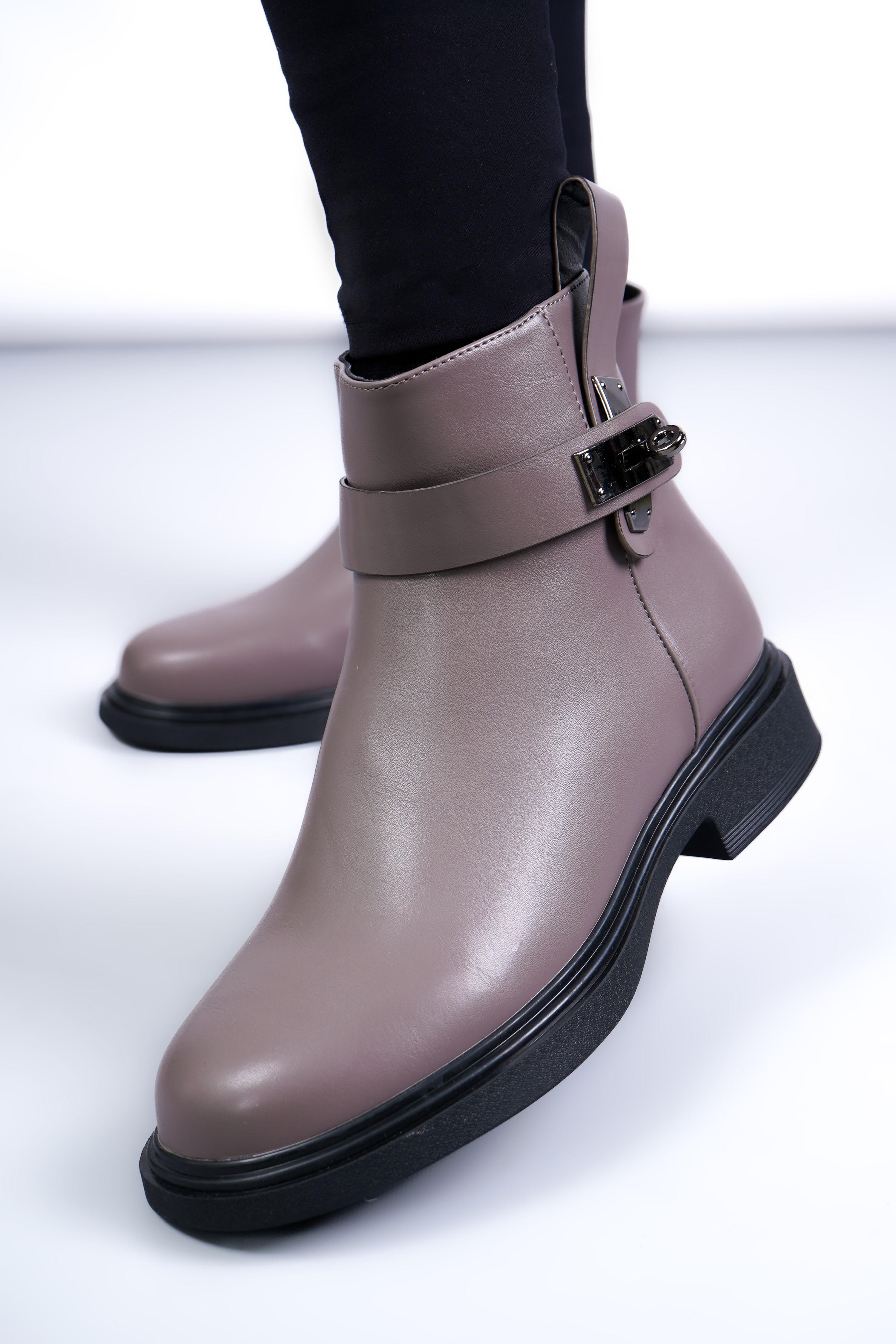 Ботинки женские Where Uwear UK3-2 346625 р. 39 Темно-пудровый