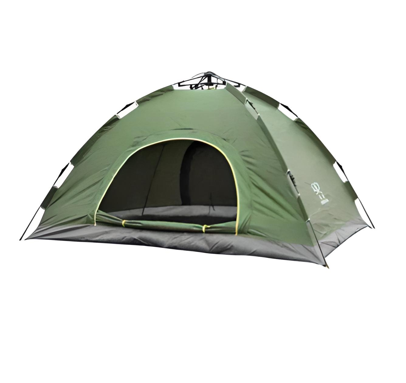 Палатка автоматическая 4-х местная 2х2 м Зеленый (10184770)