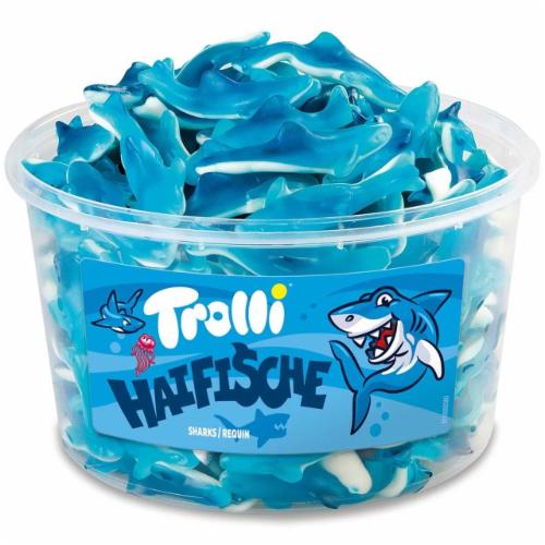 Конфеты желейные Trolli Haifische 150 шт. 1,2 кг (30827177)