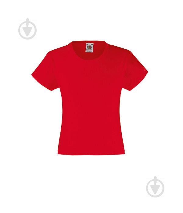 Футболка Fruit of the Loom Valueweight 104 см Красный (061005040104)