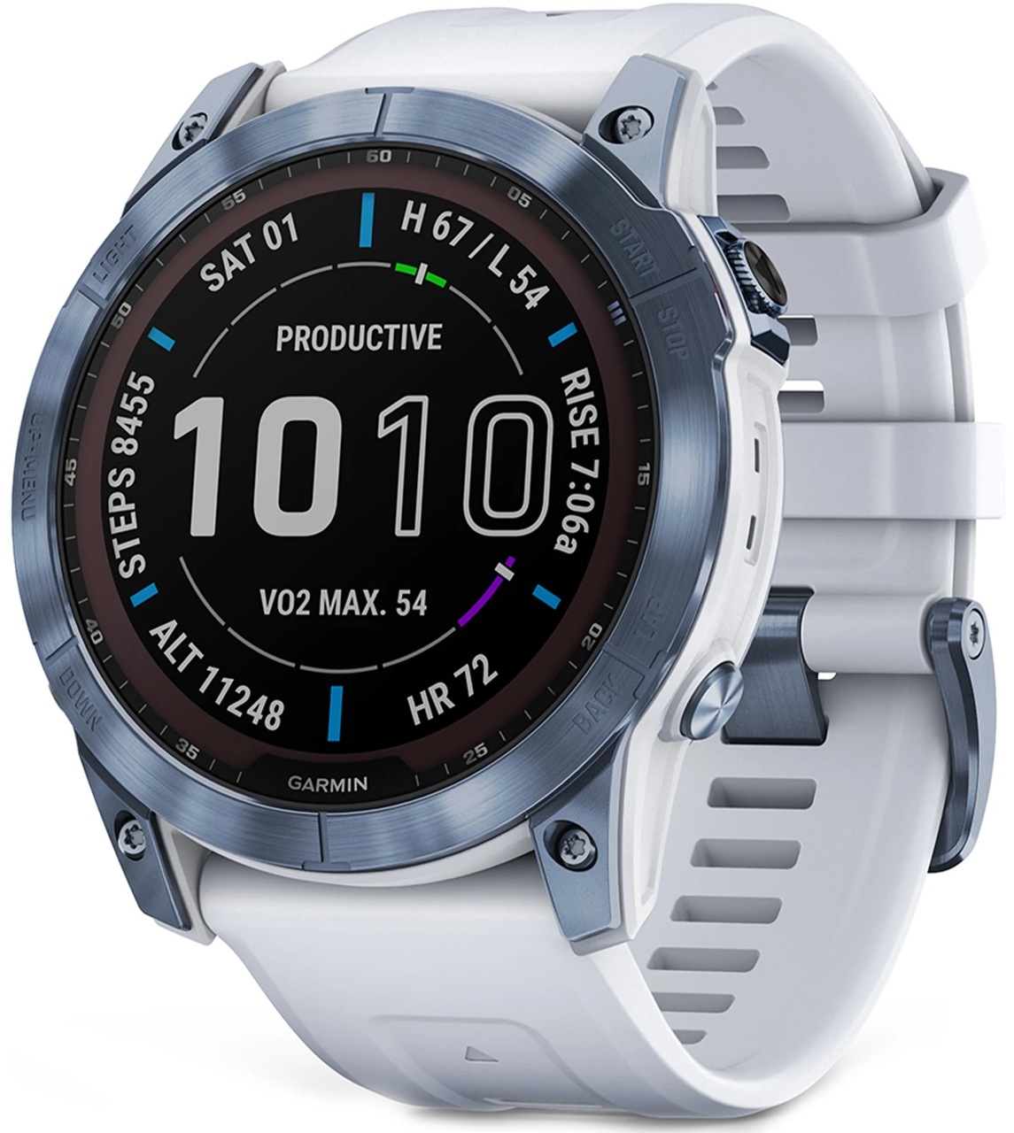 Смарт-годинник Garmin Fenix 7 Sapphire Solar Mineral Blue DLC Titanium with Whitestone Band (010-02540-24/25) Смарт-годинник Garmin Fenix 7 Sapphire Solar Mineral Blue DLC Titanium with Whitestone Band (010-02540-24/25)