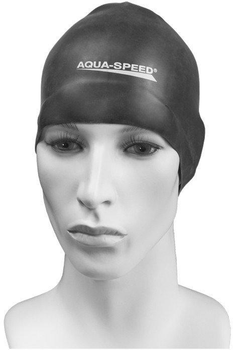 Шапка для плавання Aqua Speed Racer 2949 Чорний (5908217629494)