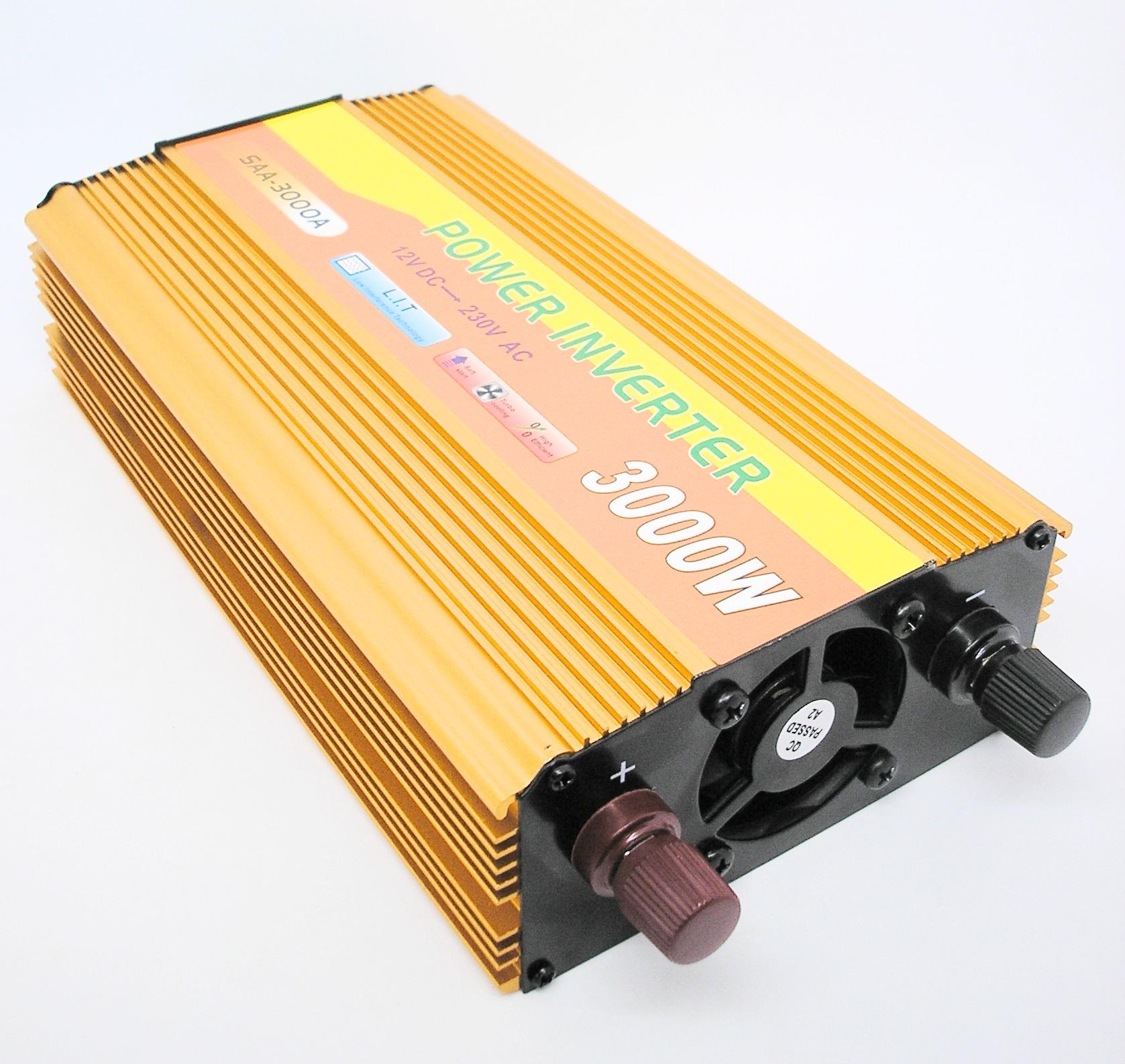 Інвертор Magor 3000 W 12 V-220 V з апроксимованою синусоїдою для котла та інших приладів