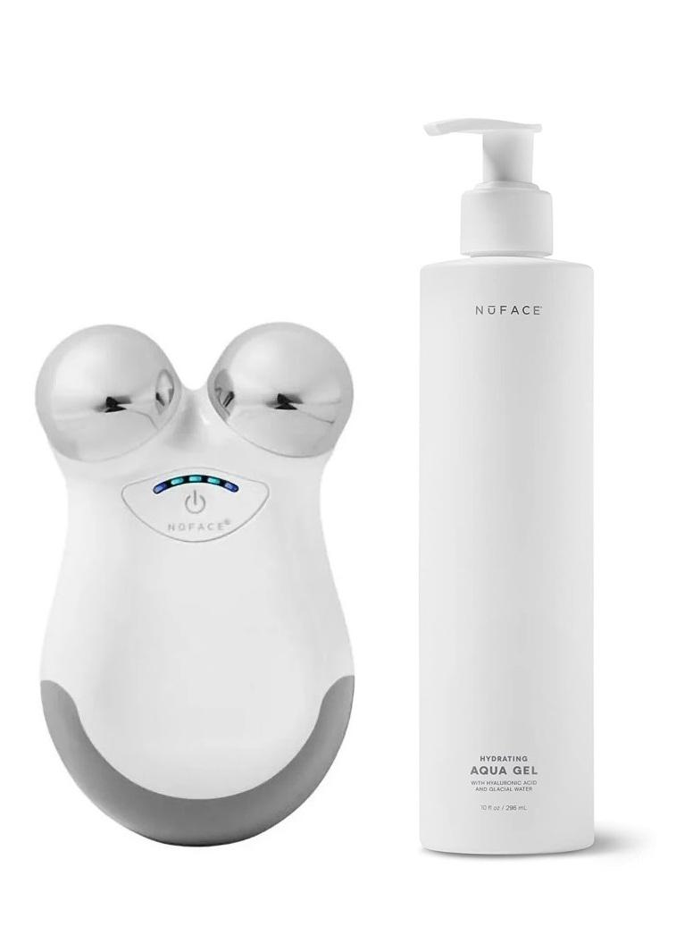 ᐉ Массажер и большой гель для микротоковой терапии лица NuFACE