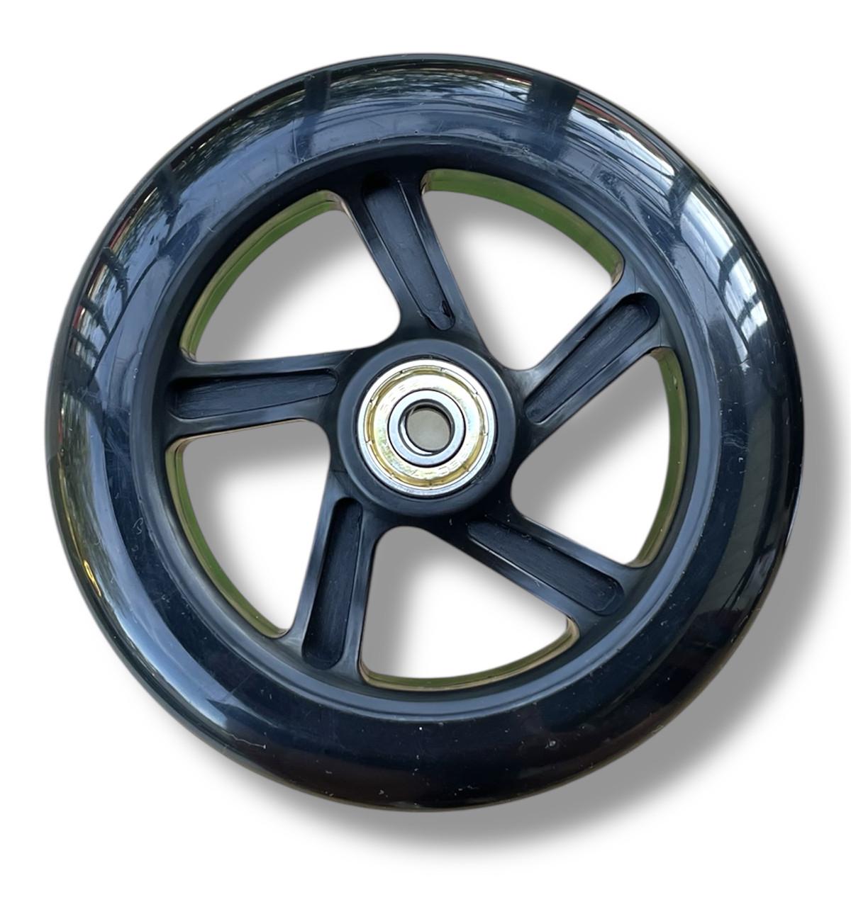 Колесо для самоката з підшипником 608 125х24 мм 1 шт. Чорний - фото 2