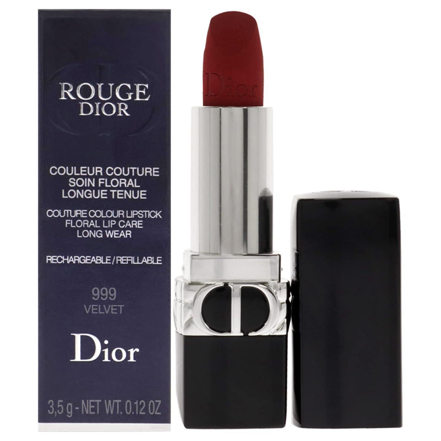 Помада губная Christian Dior Rouge Couture Lipstick 999 Velvet Lipstick Refillable (3348901527118)
