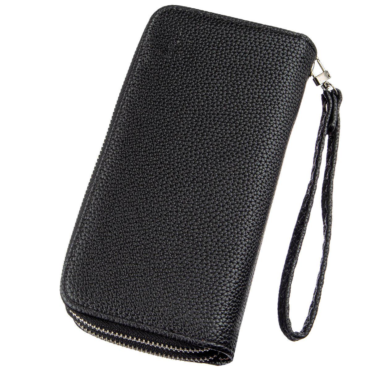 Кошелек женский Kivi-wallet 19045 кожа Черный - фото 2