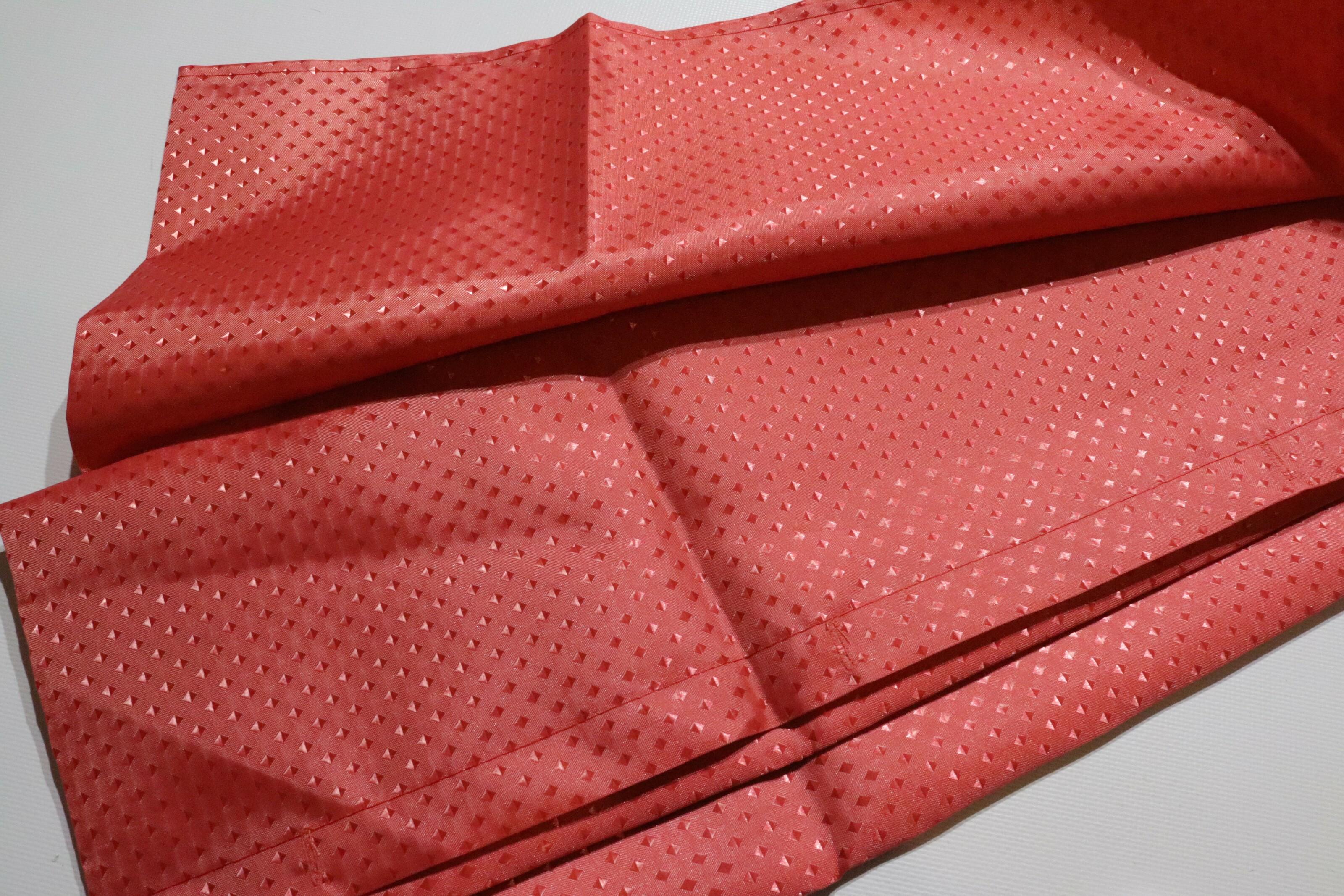 Шторка для ванной однотонная 180x180 см Красный (5214/red2) - фото 2