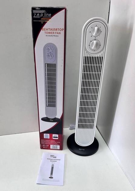 Вентилятор підлоговий від мережі Zepline 500 Вт 3 режими таймер 60 хв Біло-чорний (ZP-138) - фото 8 Вентилятор підлоговий від мережі Zepline 500 Вт 3 режими таймер 60 хв Біло-чорний (ZP-138) - фото 8