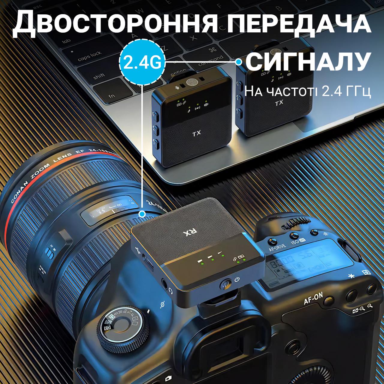Радиосистема Savetek P36-2 Type-C с 2-мя петличными микрофонами для смартфонов/планшетов - фото 7