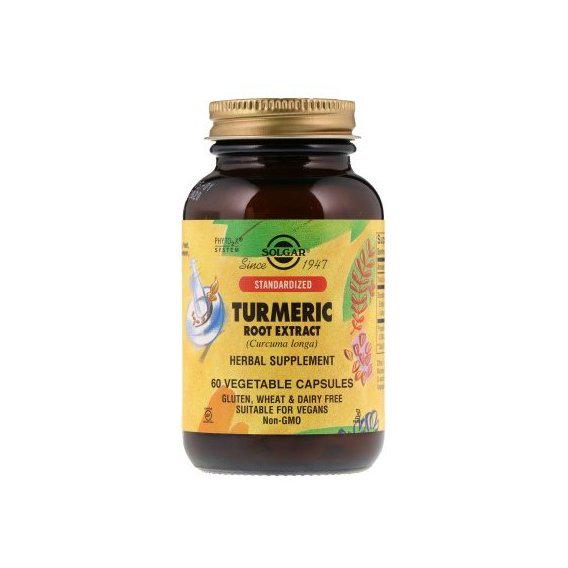 Куркума Solgar Turmeric Root Extract 60 Veg Caps