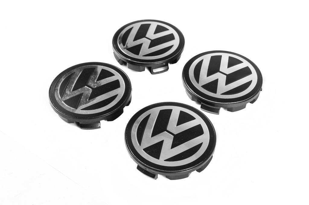 Колпачки в диски 67/63 мм vw6773kolp Davs Auto для Volkswagen abs-пластик Черный