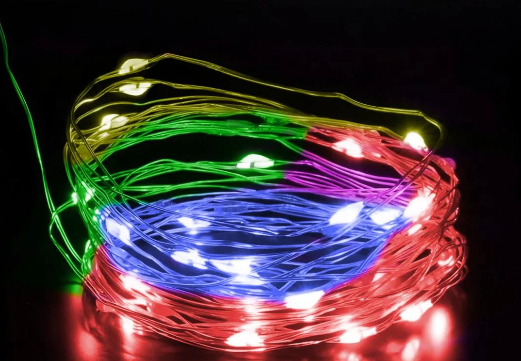 Гирлянда-роса Капля на пульте на 500 LED светодиодов зеленый провод 50 м Разноцветный (5311) - фото 1 Гирлянда-роса Капля на пульте на 500 LED светодиодов зеленый провод 50 м Разноцветный (5311) - фото 1