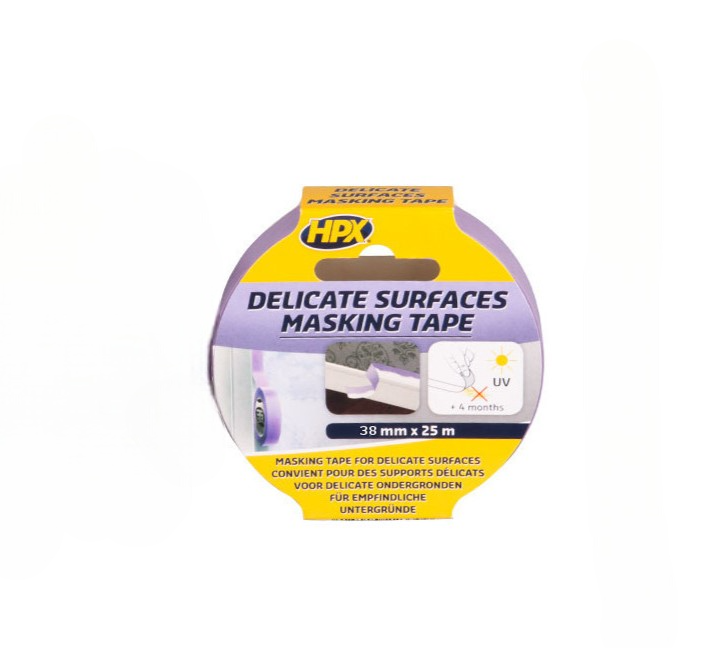 Малярна стрічка HPX 4800 легке зняття 38 мм х 25 м Бузковий