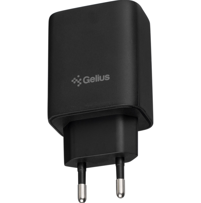Зарядний пристрій мережевий Gelius Power Pulse GP-HC057 65W USB/2Type-C Black (QC/PD/PPS) - фото 2 Зарядний пристрій мережевий Gelius Power Pulse GP-HC057 65W USB/2Type-C Black (QC/PD/PPS) - фото 2