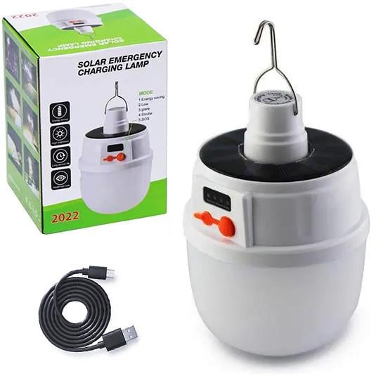 Фонарь кемпинговый SOLAR BL-2022 Type-C c солнечной батареей
