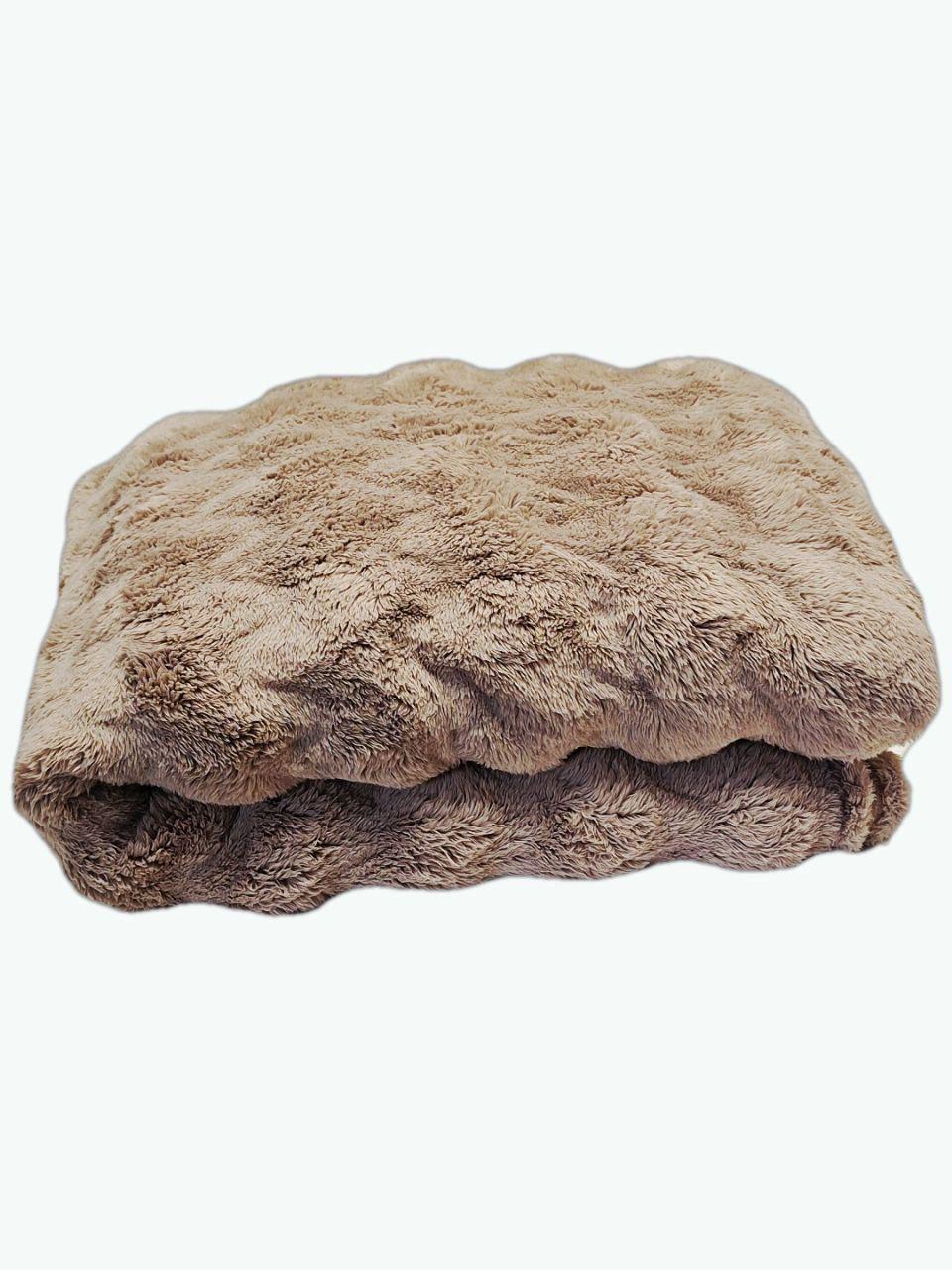 Плед-покрывало флисовый Colorful Home Шторм 200х220 см Коричневый (1241) - фото 2 Плед-покрывало флисовый Colorful Home Шторм 200х220 см Коричневый (1241) - фото 2