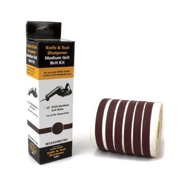 Набор сменных ремней Work Sharp WSKTS 6 шт. зернистость P220 (36073) Набор сменных ремней Work Sharp WSKTS 6 шт. зернистость P220 (36073)