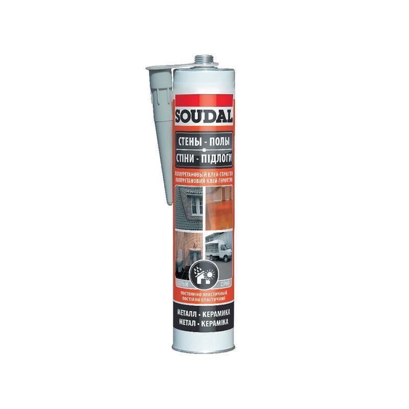 Герметик полиуретановый SOUDAL PU Sealant 290 мл 3 шт. Серый (0000200000000073102)