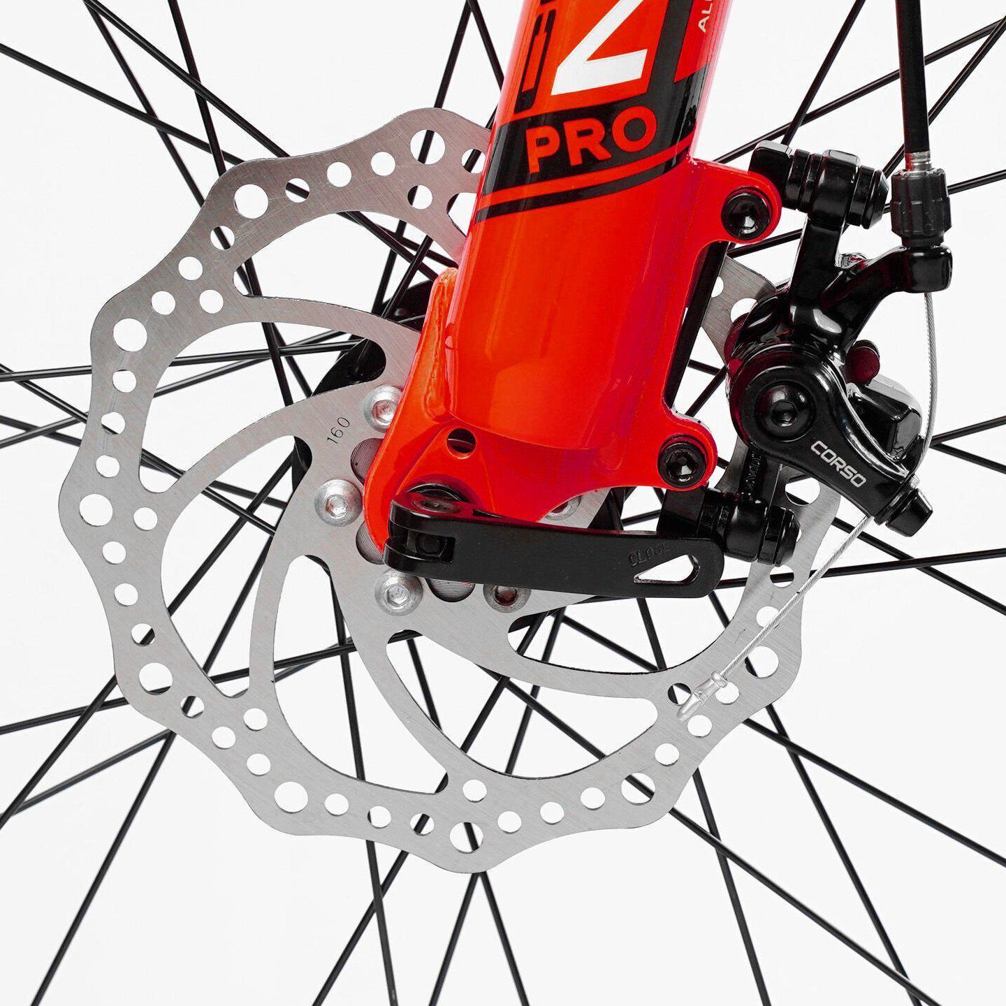 Велосипед горный Corso Next алюминиевый 26"/13" Черно-красный (795701160) - фото 4 Велосипед горный Corso Next алюминиевый 26"/13" Черно-красный (795701160) - фото 4