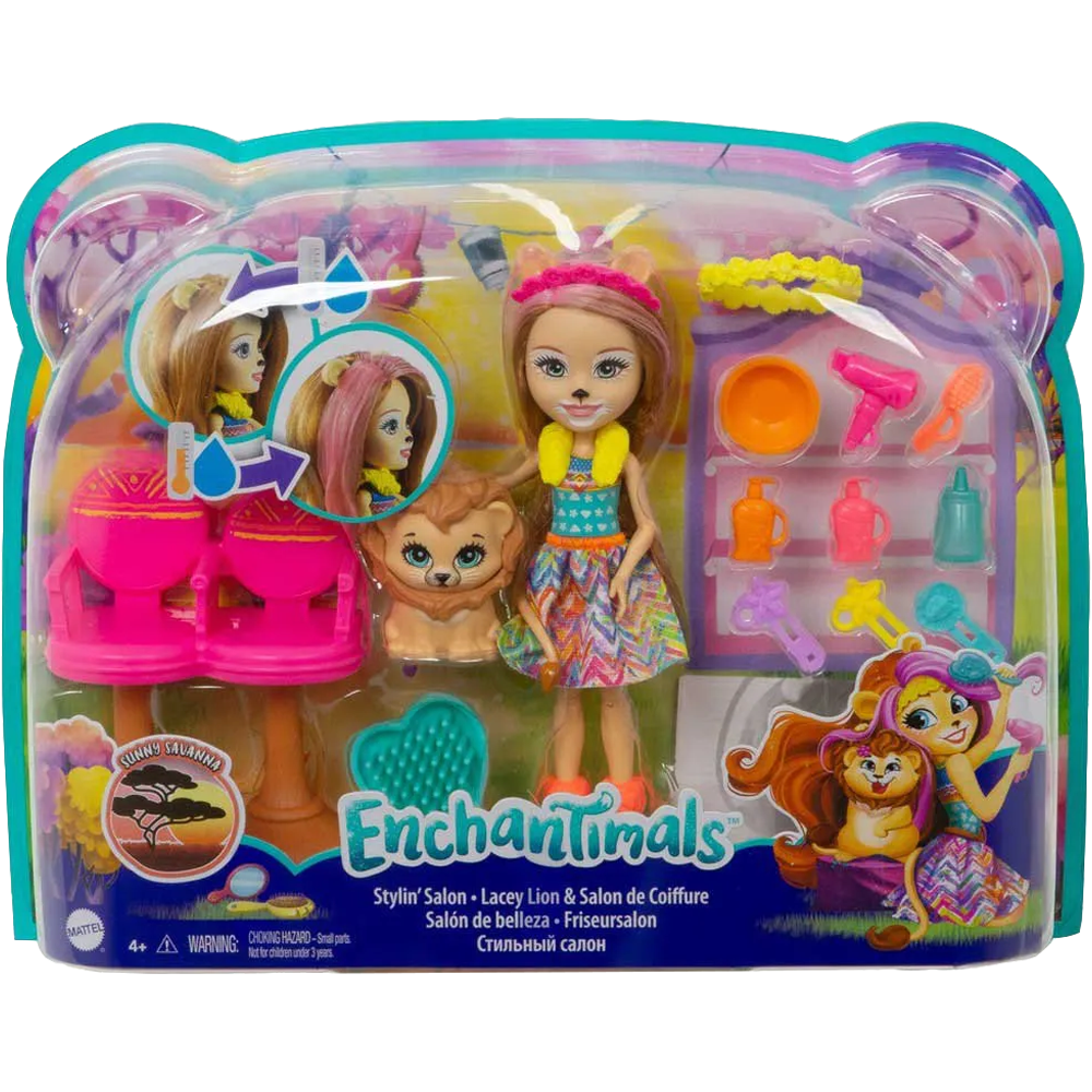 Игровой набор Enchantimals Stylin' Salon Lacey Lion (00314)