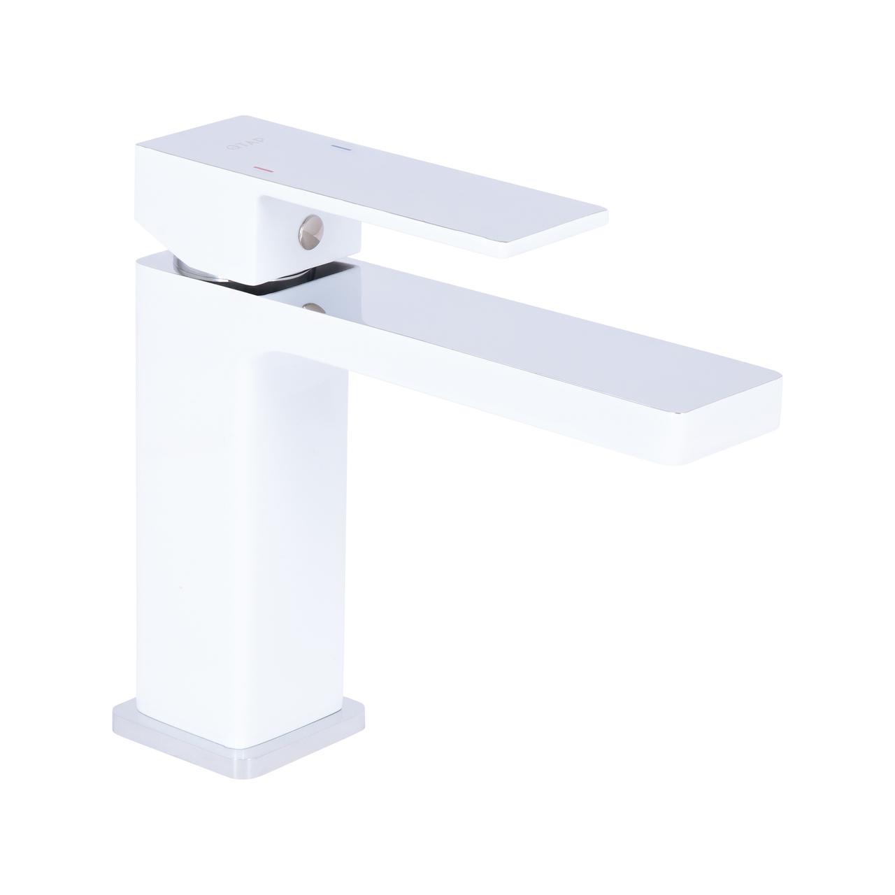Смеситель для раковины Qtap Gemini QTGEM270CRW45675 Chrome/White (2553560773)