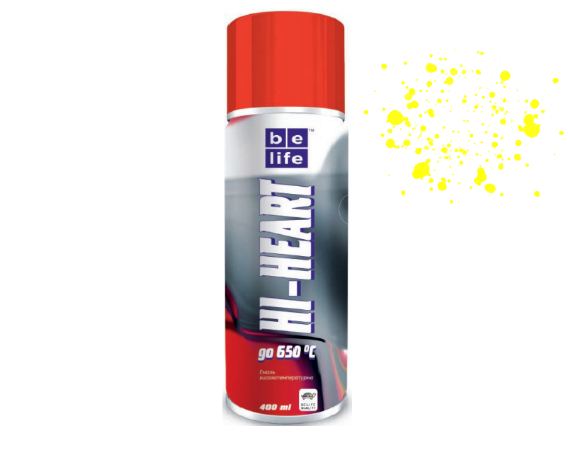 Краска Belife Hi-Heart Paint 1141 Желтый