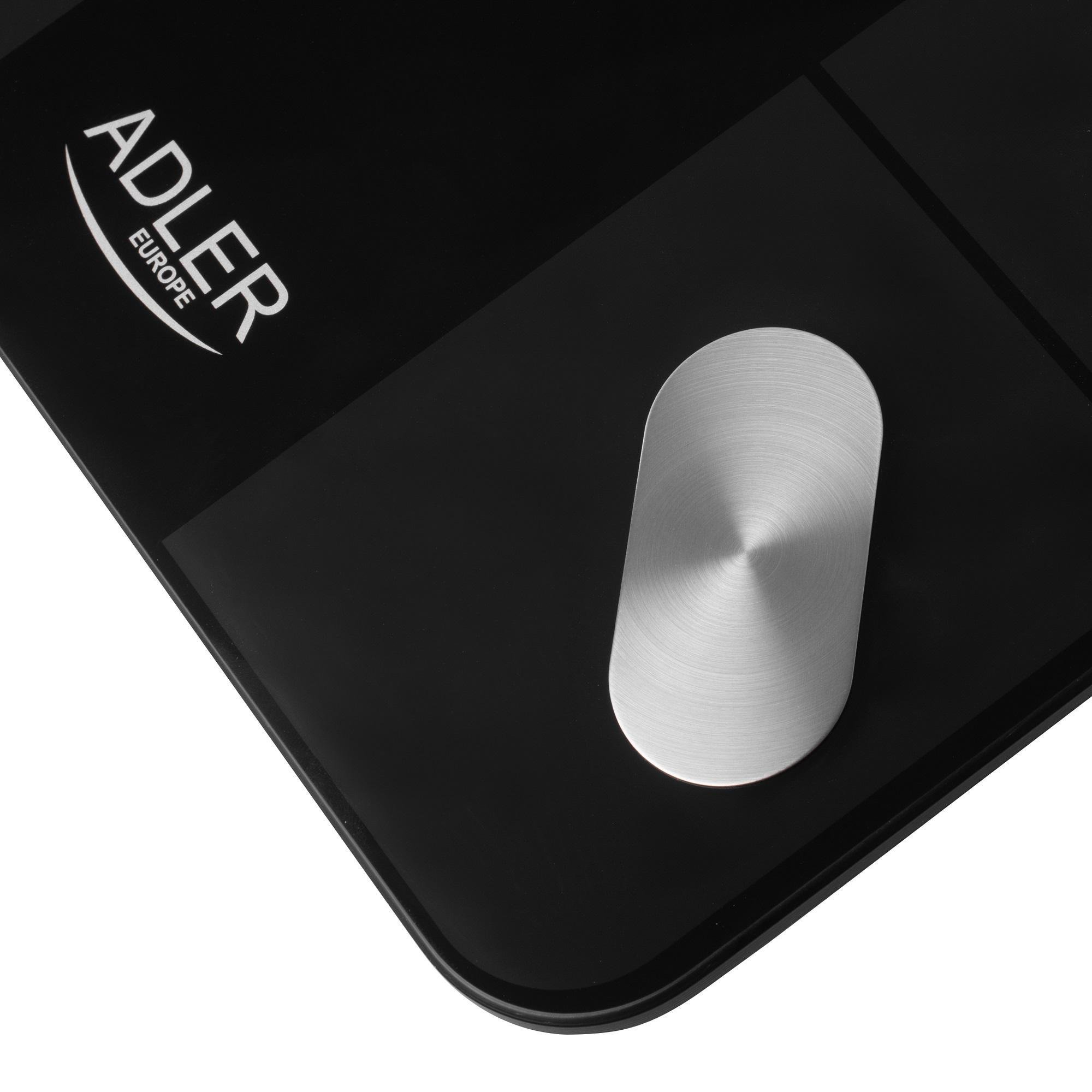 Весы напольные аналитические Adler AD 8186 Smart приложение Tuya Black - фото 5 Весы напольные аналитические Adler AD 8186 Smart приложение Tuya Black - фото 5