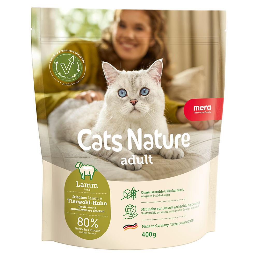 Корм сухий беззерновий MERA Cats Nature Lamb для котів всіх порід з ягням 400 г (3000947014)