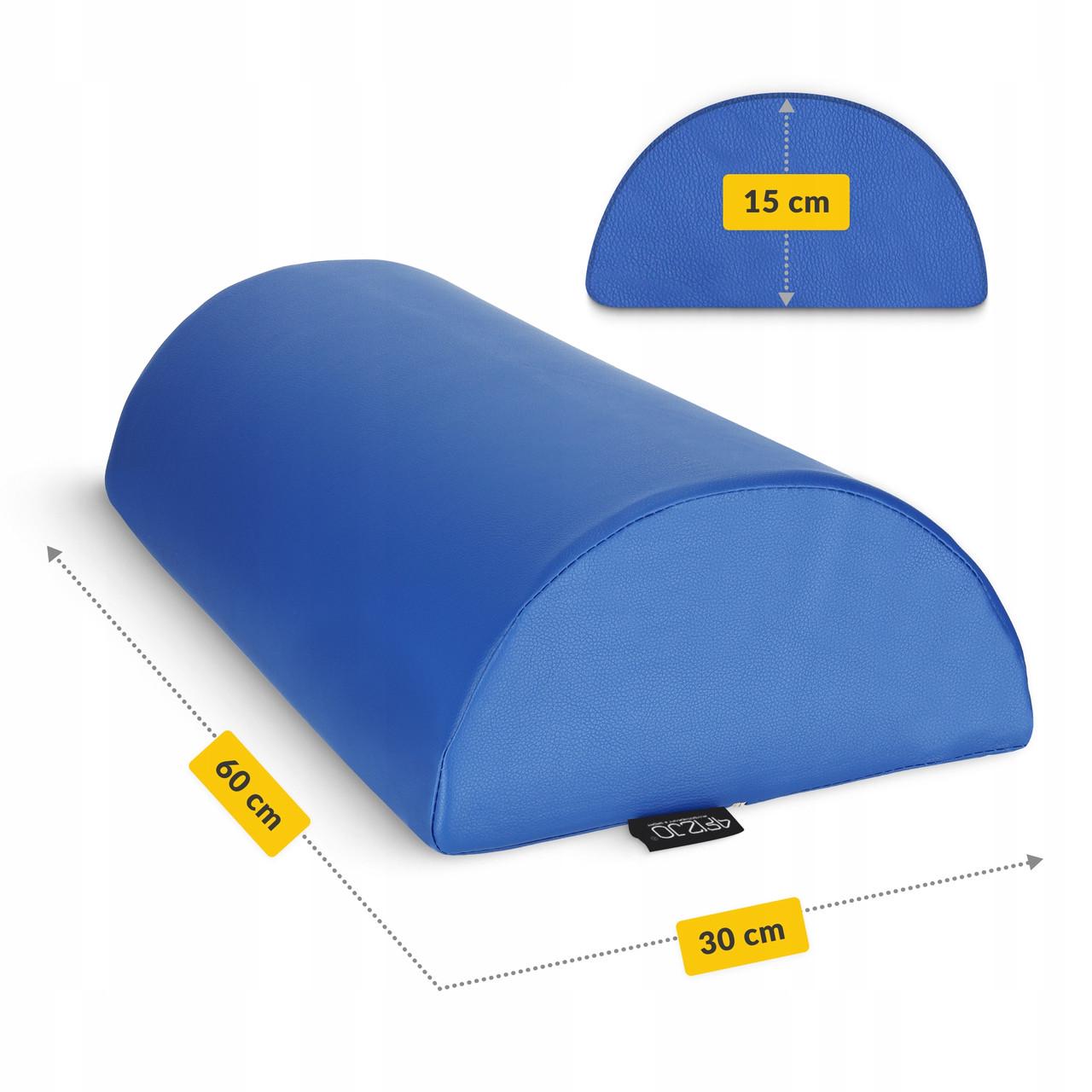 Полувалик 4fizjo для реабилитации и массажа 60х30х15 Blue (P-5905973402927) - фото 2 Полувалик 4fizjo для реабилитации и массажа 60х30х15 Blue (P-5905973402927) - фото 2