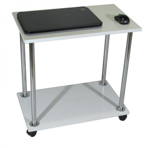 Журнальный стол на колесиках Mini-17 585х580х355 мм Белый MPMini-17-1 - фото 3 Журнальный стол на колесиках Mini-17 585х580х355 мм Белый MPMini-17-1 - фото 3