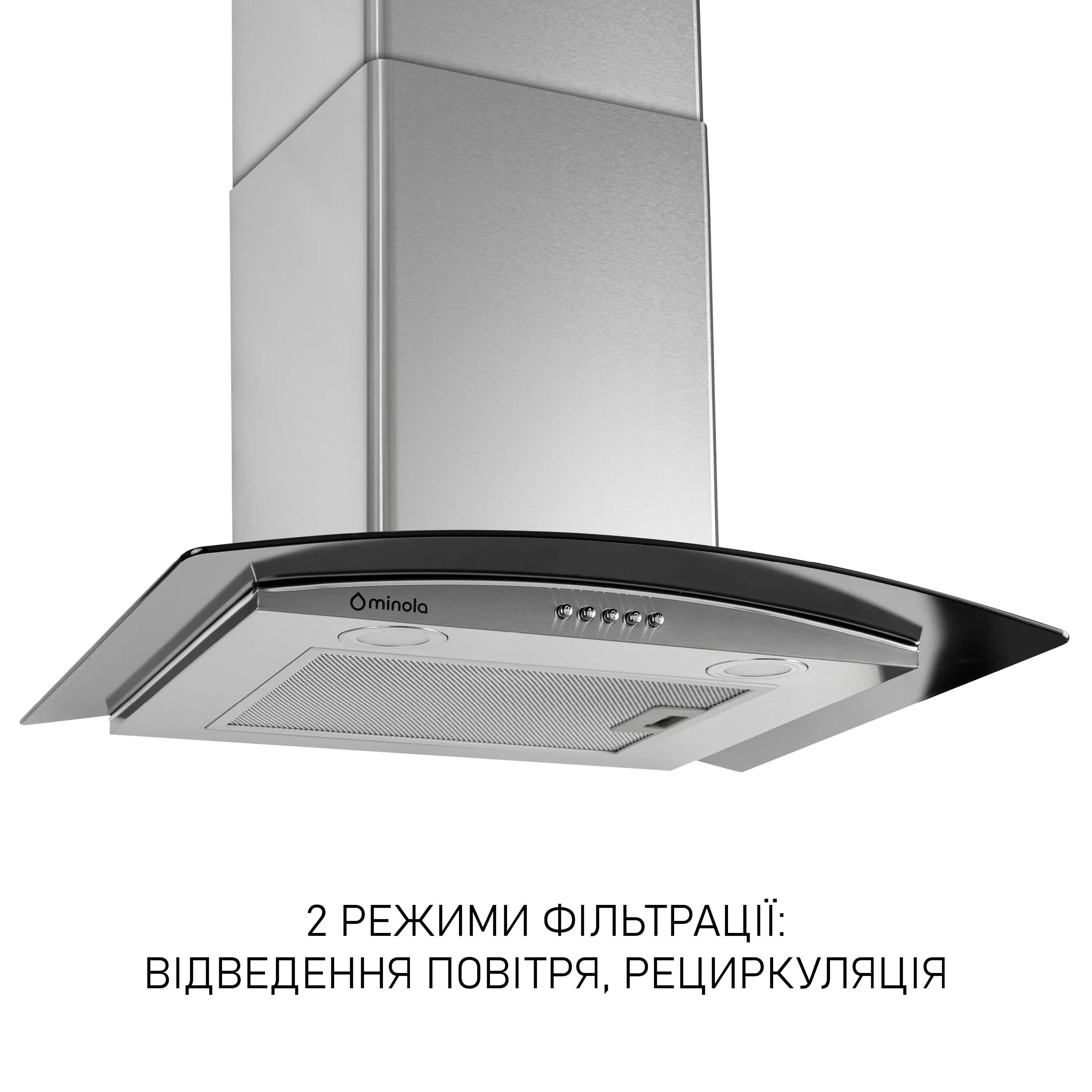 Вытяжка декоративная Minola MTG 6642 I LED - фото 3