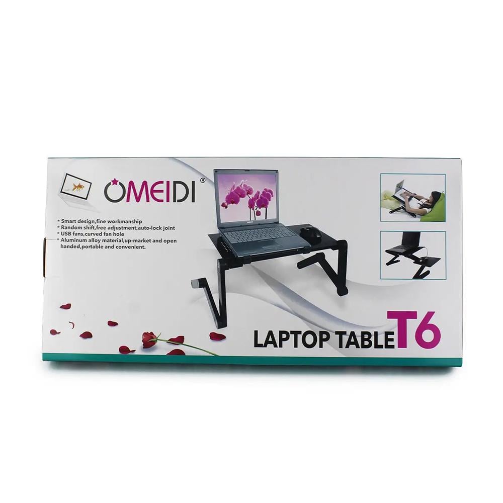 Підставка для ноутбука Laptop Table T8 Чорний (ULT-3148808) - фото 7