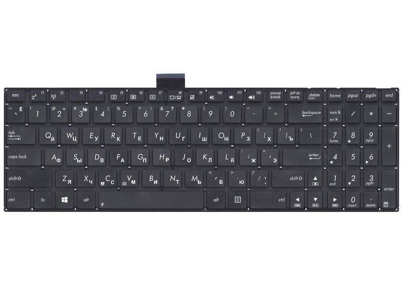 Клавиатура для ноутбука Asus X502 Black