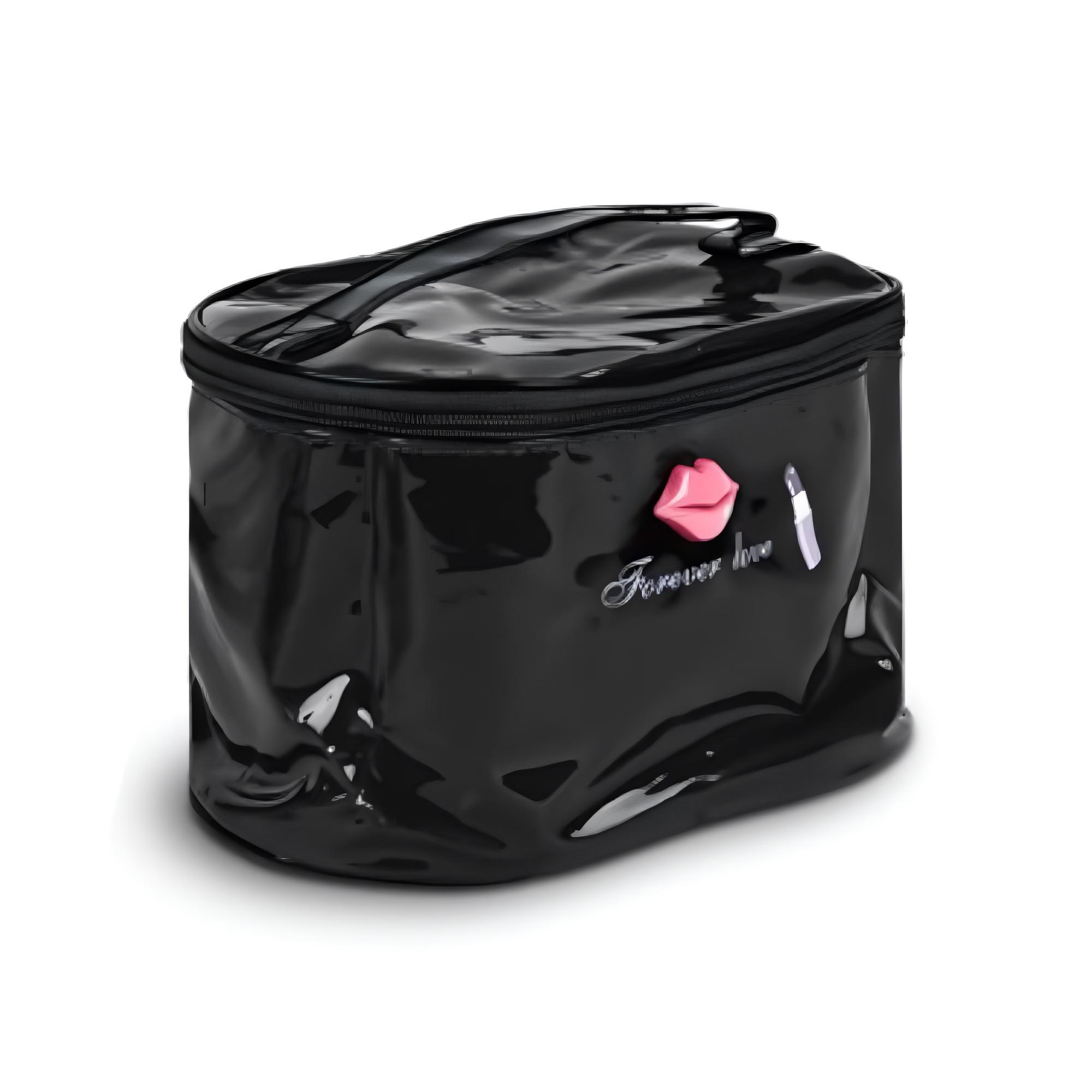 Сумка-косметичка с ручкой Stenson Lipstick 19х13х15 см Черный (R97704-1)