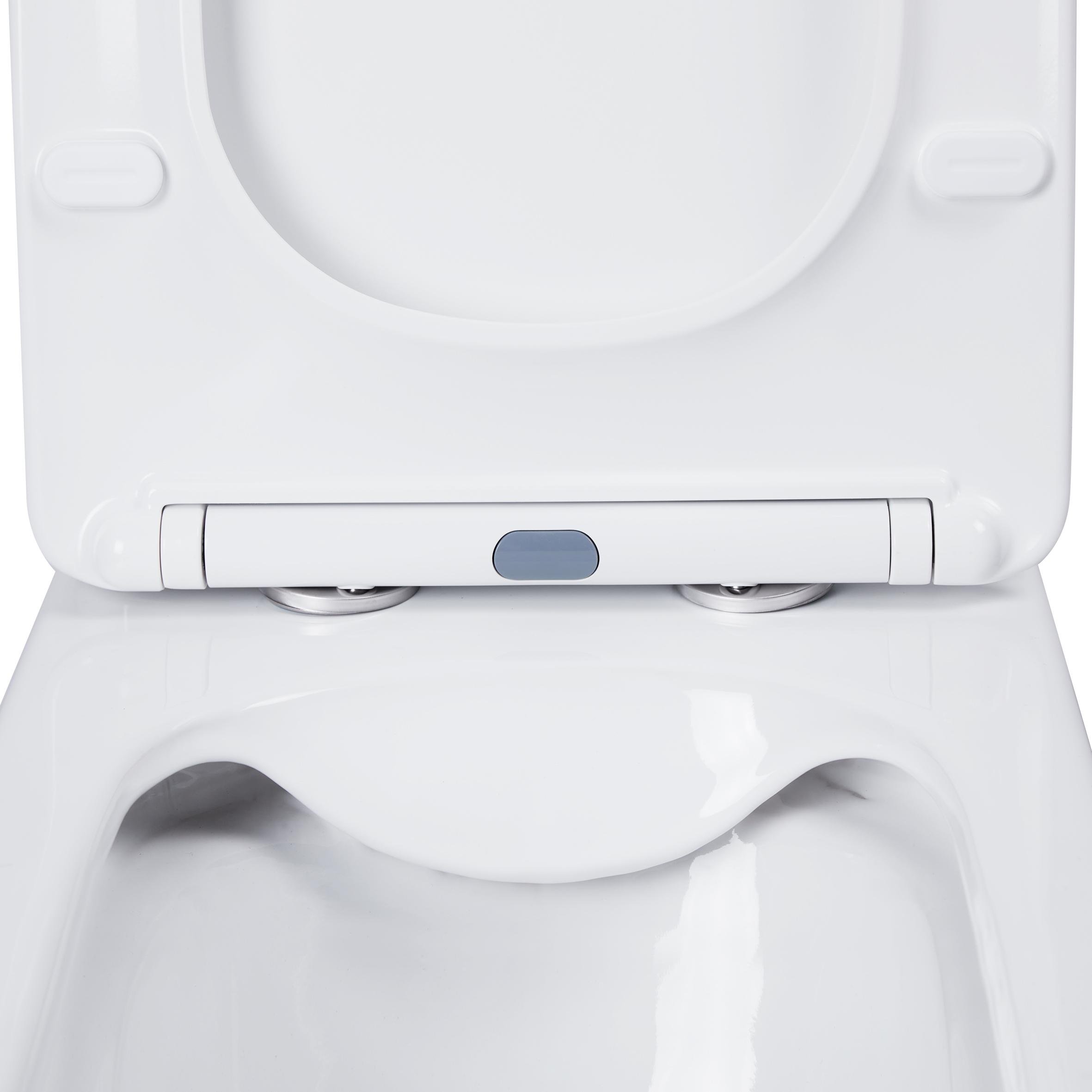 Унитаз-компакт Qtap Nando безободковый с сиденьем Soft-close (QT12221222AW) - фото 4 Унитаз-компакт Qtap Nando безободковый с сиденьем Soft-close (QT12221222AW) - фото 4