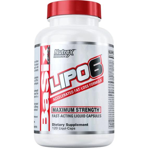 Комплексный жиросжигатель Nutrex Lipo-6 Maximum Strength 120 Liquid Capsules
