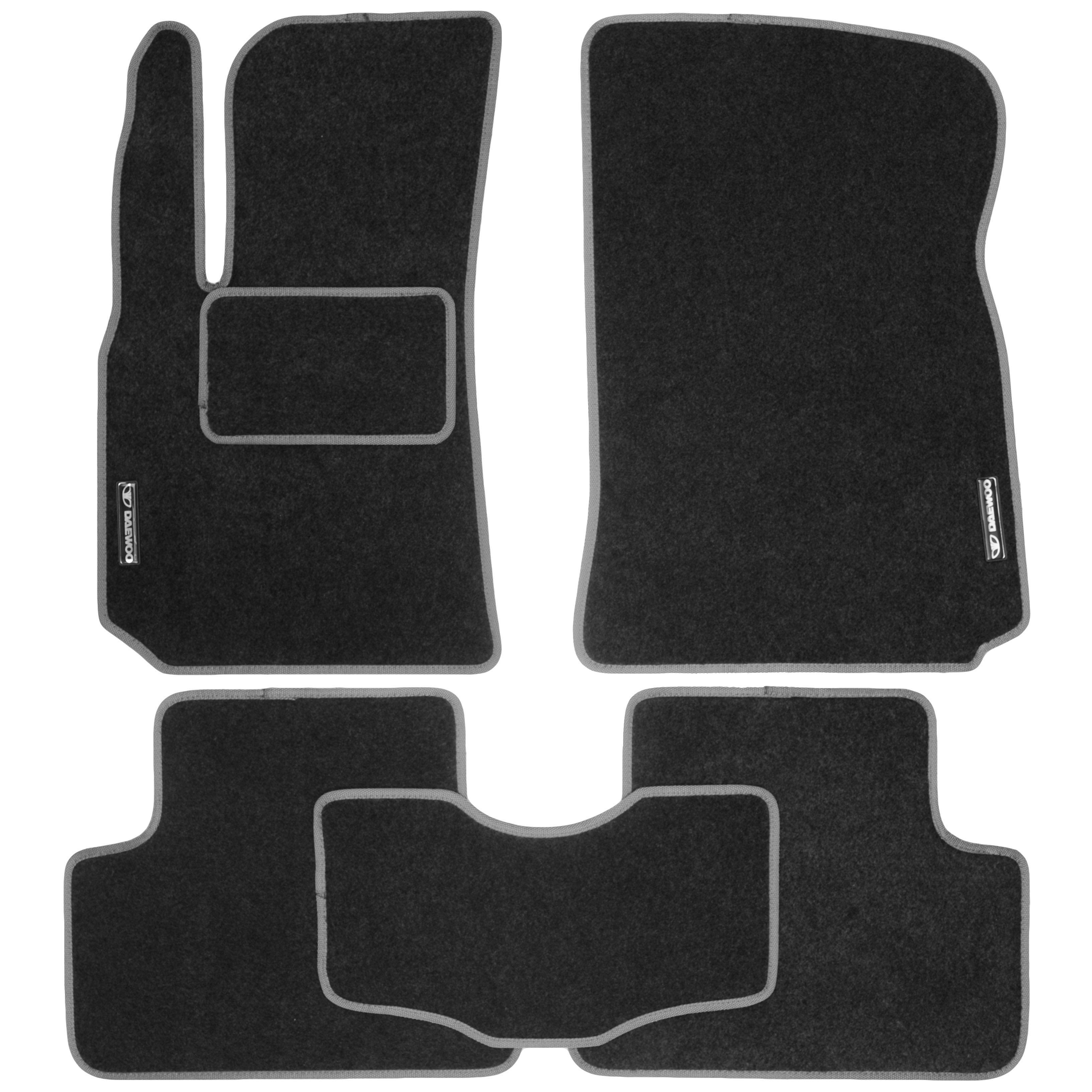 Коврики в салон Стандарт для Daewoo Lanos/Sens 98+ текстильные Серый (20933)