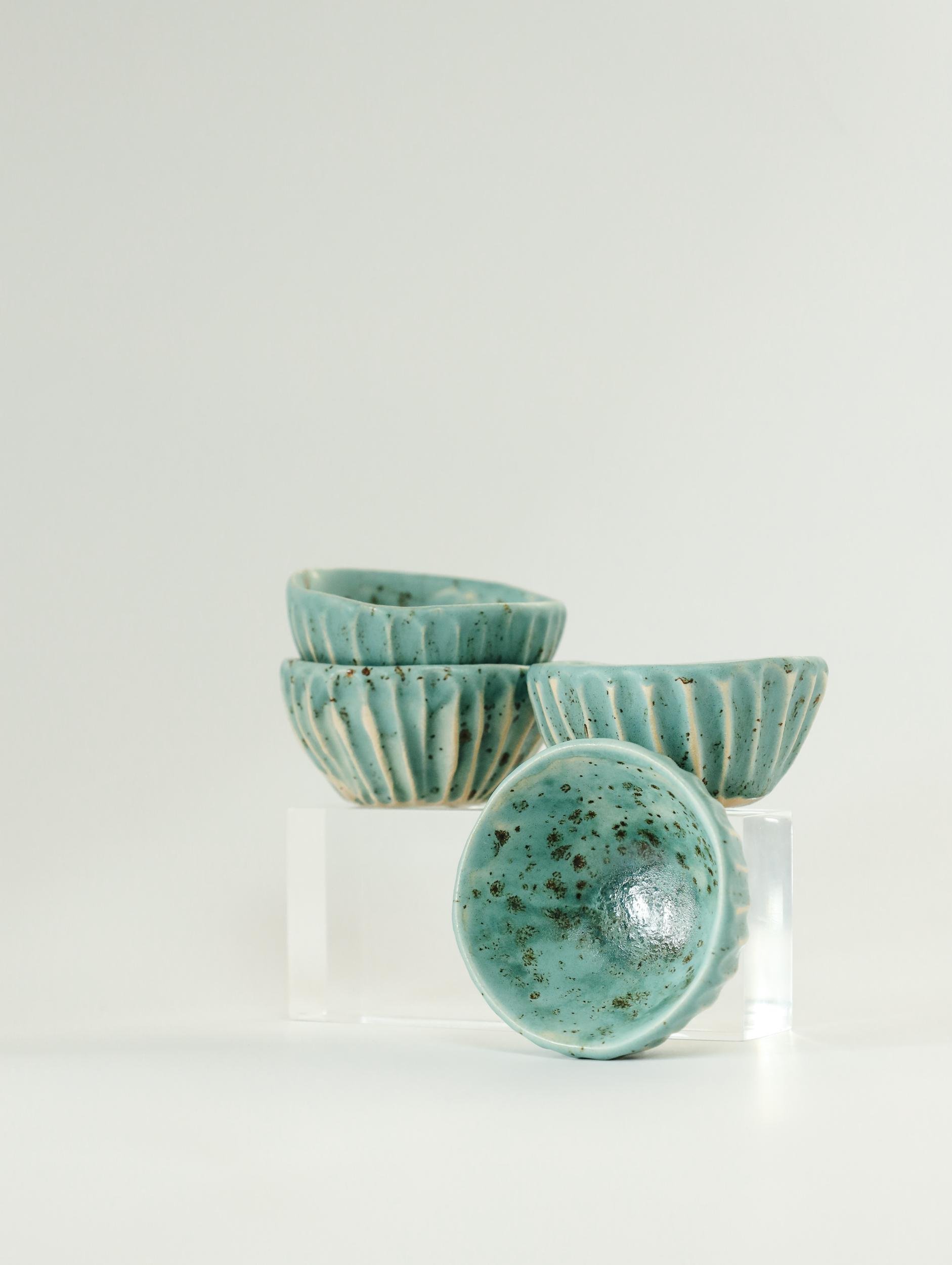 Піала чайна Лагуна міні ручної роботи (CUP-023) - фото 2 Піала чайна Лагуна міні ручної роботи (CUP-023) - фото 2