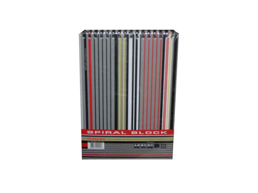 Блокнот Графика А5 LINE на спирали 60 л. (ВА5460-005)