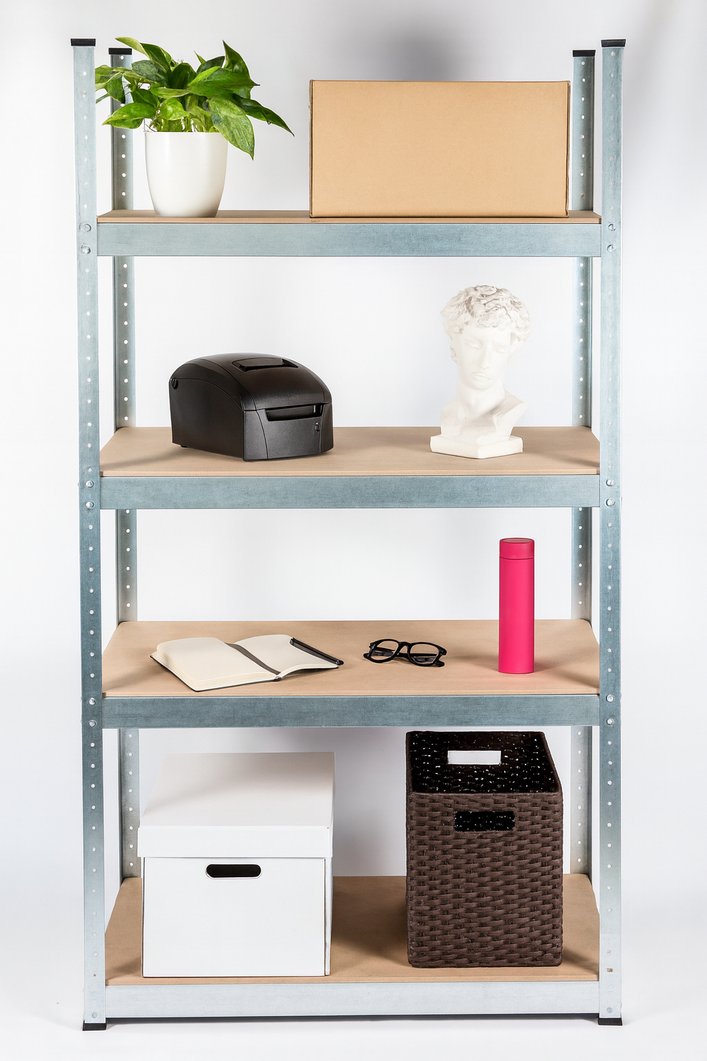 Стелаж Space Max металевий оцинкований 150х80х40 см (sp042) - фото 3