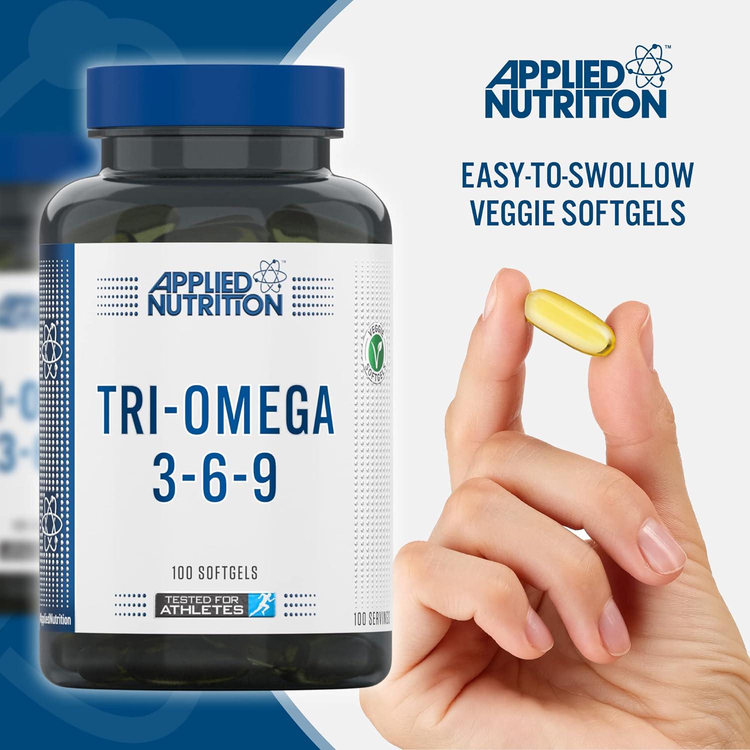 Омега 3-6-9 Applied Nutrition Tri-Omega 3-6-9 100 softgels - фото 3